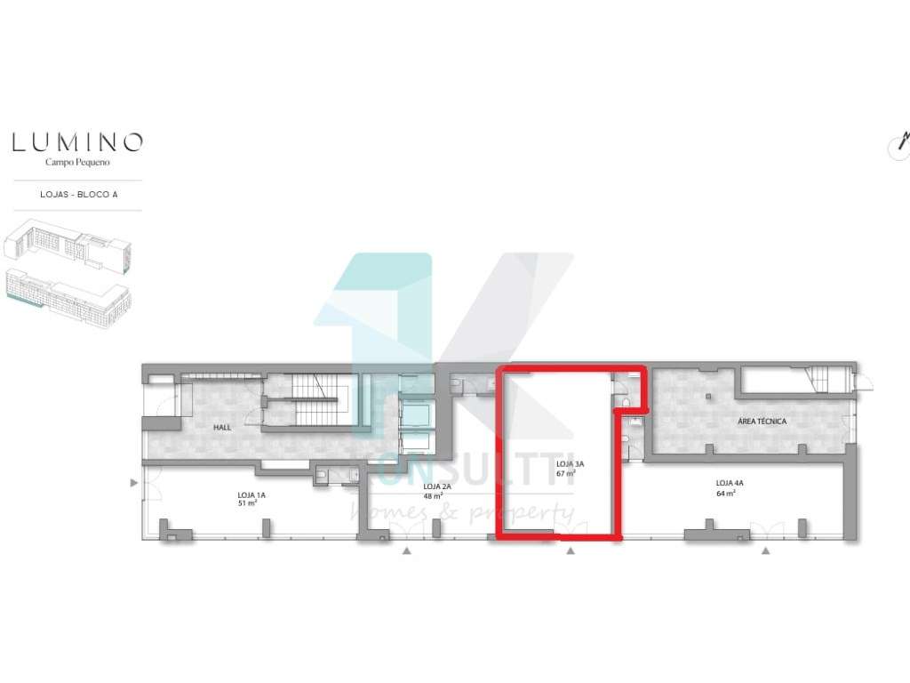 LOJA no empreendimento LUMINO com rendimento | Lisboa - Grande imagem: 3/7