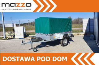 Rydwan Dostawa przyczepka 245x125x130 DMC750kg, stelaż i plandeka RESOR! SOLIDNA I MOCNA