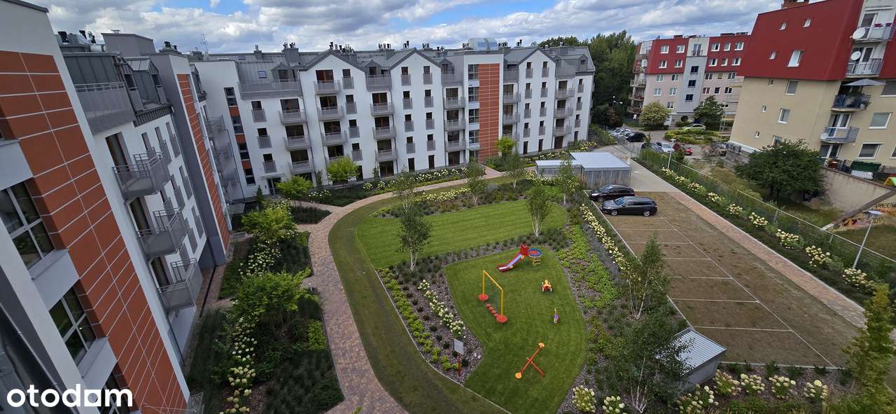 Przytulne 2-pokojowe mieszkanie z ogródkami i widokiem na Park Krzycki - Pełny obrazek: 4/7