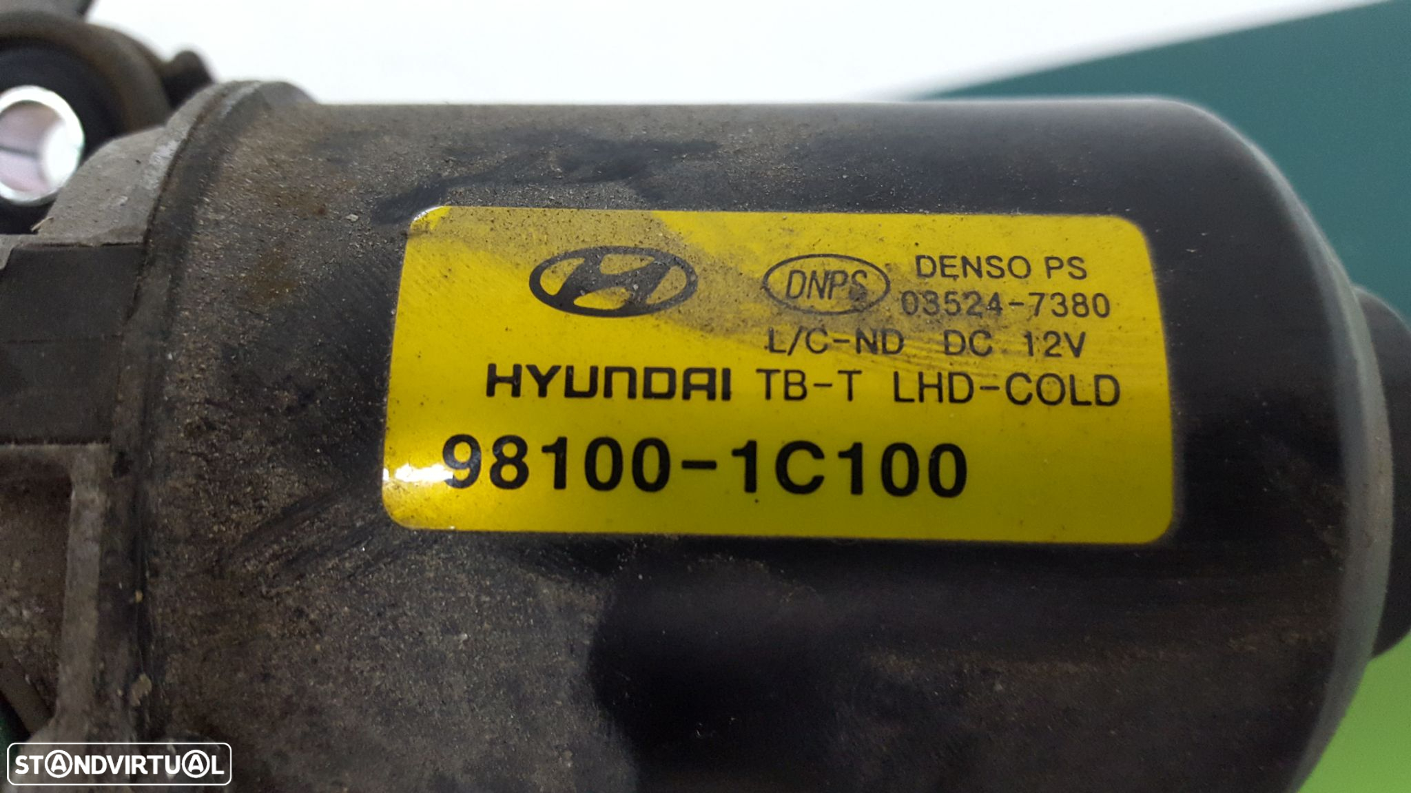 Motor Limpa Vidros Frente Hyundai Getz (Tb) - 2