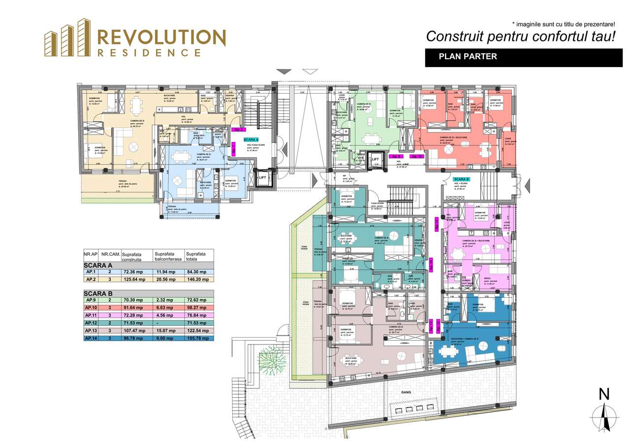 NEW! COMISION 0% - Apartamente cu 3 camere - Mihai Viteazu 5,Baia Mare-6