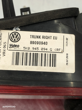Stop dreapta haion VW Golf Golf 1.6 TDI HB Blue Motion, 105cp, Manual - 3