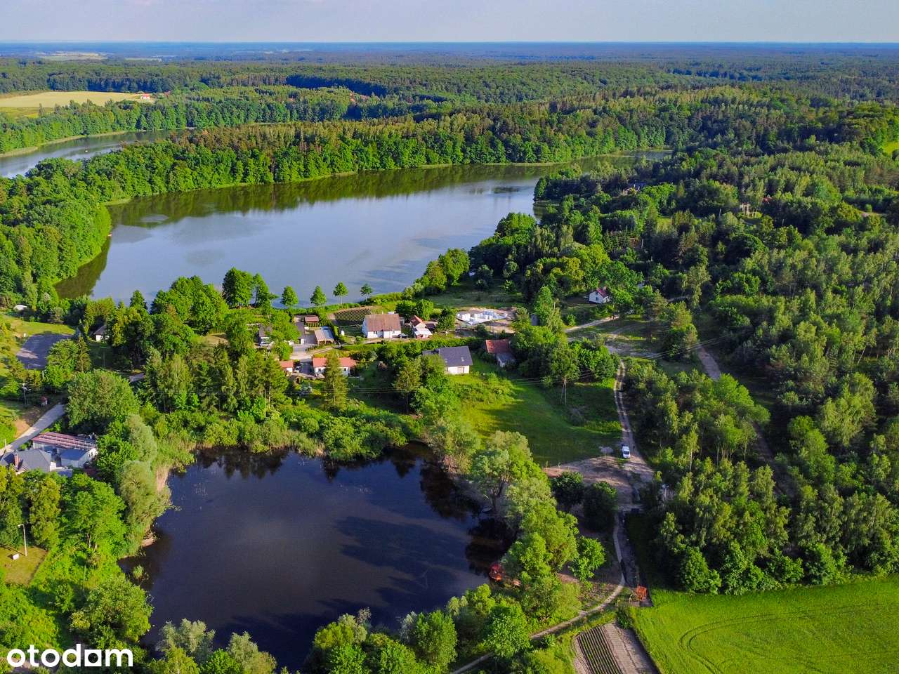 Pojezierze Iławskie - blisko las, jezioro, zamek, staw, MPZP, media-7