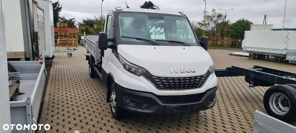 Iveco 50c/ 35c18A8 HDS/żuraw+ wywrotka ALU masa 500 kg - 8