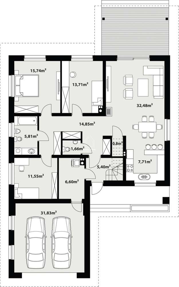 Dom w Mysłakowicach do wykończenia-2
