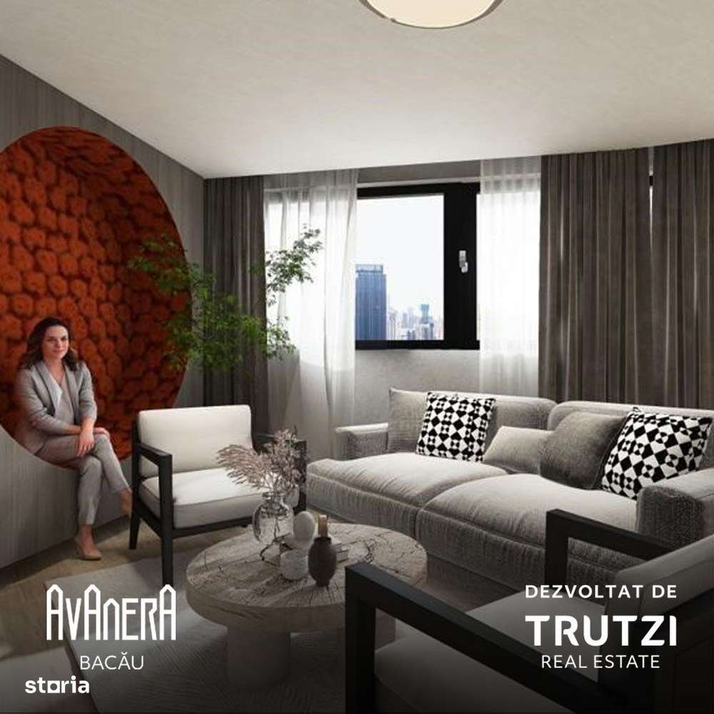 Orientare SUD -Apartament 3 camere- Model A19 - AVANERA Bacau - Imagine principală: 3/9