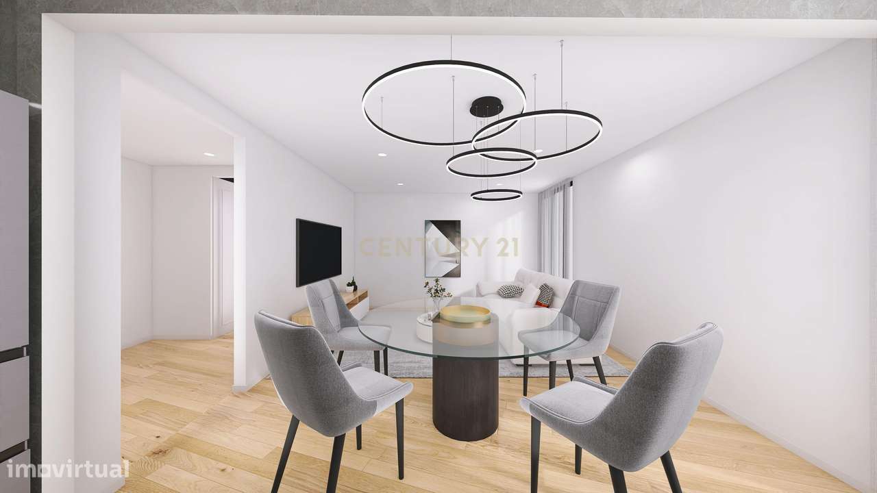 Apartamento T1 NOVO | Cedência de Posição | Junto ao Colégio CCG | Pon-5