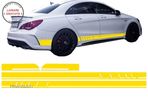 Stickere Laterale Galben Mat Mercedes CLA W117 C117 X117 (2013-2016) A Class W176 - livrare gratuita - 8