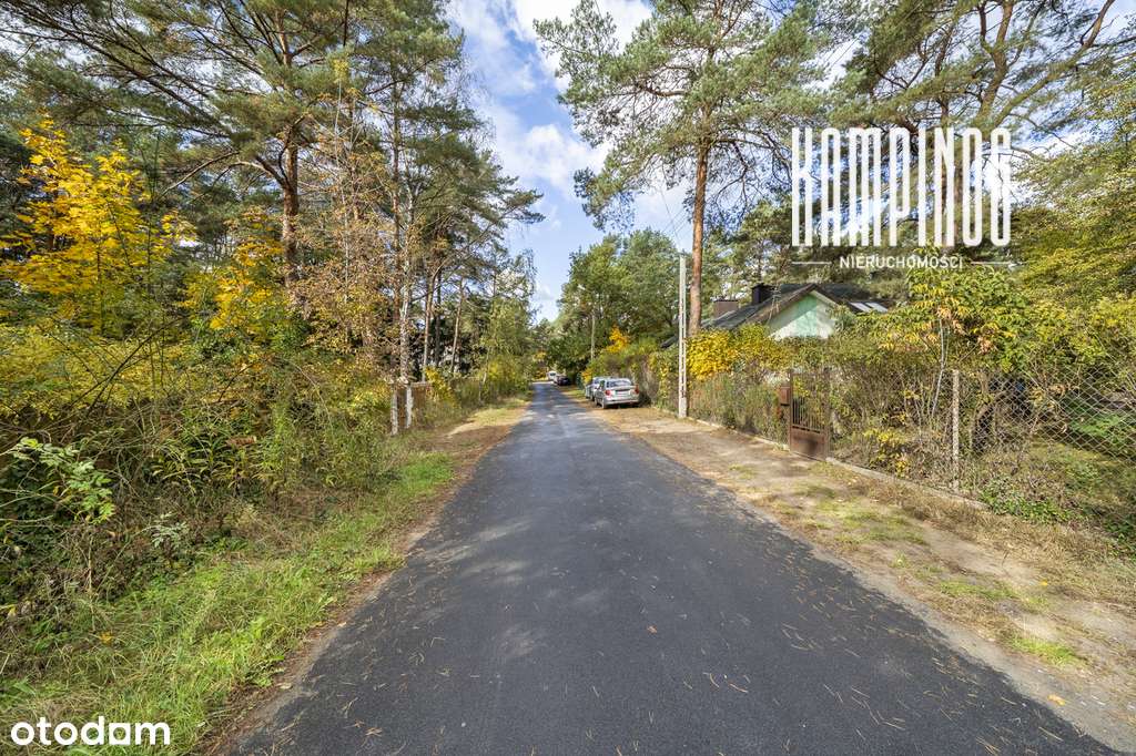 Zadrzewiona działka budowlana w Izabelinie C-1