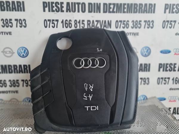 Capac Motor Audi A5 A4 B8 2.0 Tdi Euro 5 Motor CJC Cutie Automata NJM An 2012-2013-2014-2015 Cod 03L103925AB Dezmembrez Audi A5 Facelift 2.0 Tdi Automat Motor CJC Cutie Automata NYM Volan Stanga Xenon Piele An 2012-2013-2014-2015 - 1