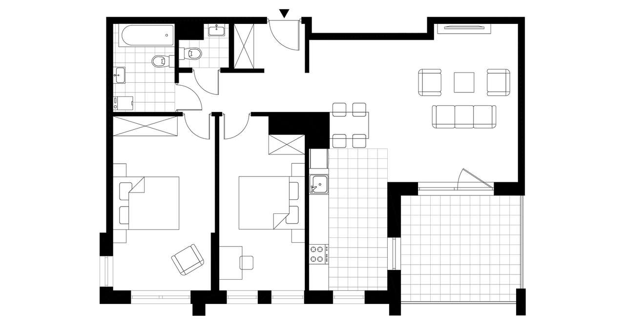 Bulvar Apartments | mieszkanie 3-pok. | G.2.16 - Pełny obrazek: 4/9