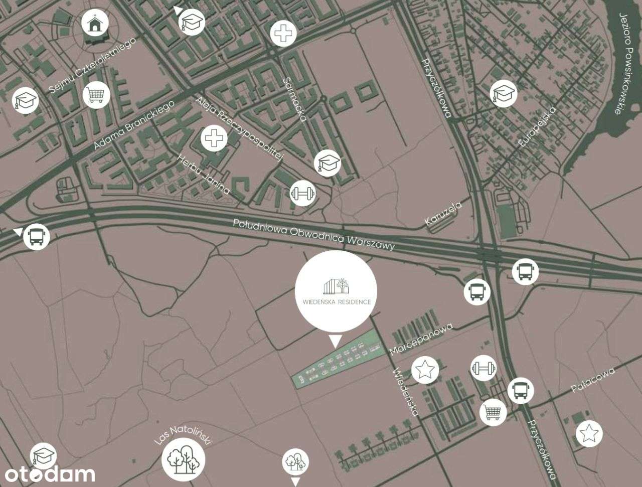 Elegancka nowoczesna willa w otoczeniu drzew - Pełny obrazek: 5/20