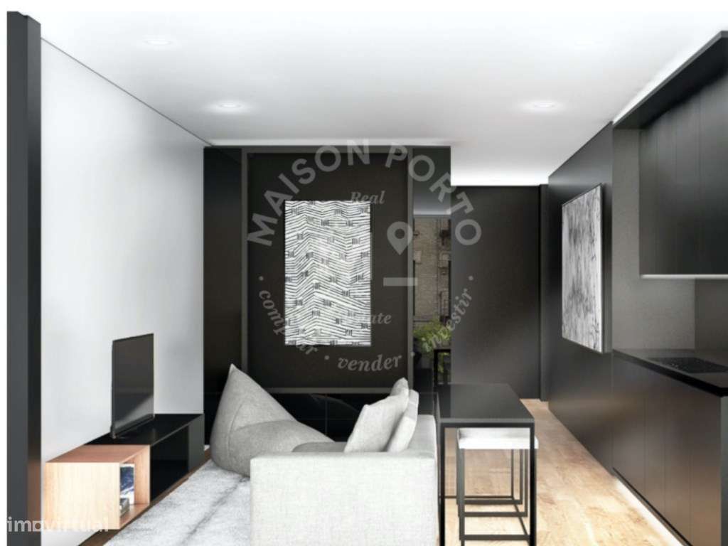 Apartamento T2 com Varanda e 2 Lugares de Garagem, no centro da Cid... - Grande imagem: 2/15