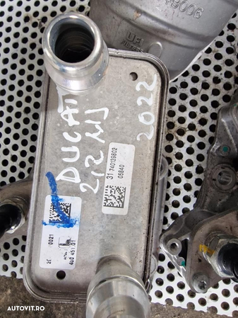 Racitor ulei cu carcasa filtru ulei Fiat Ducat,Citroen motor 2,2 multijet 140cp an 2021-prezent - 2