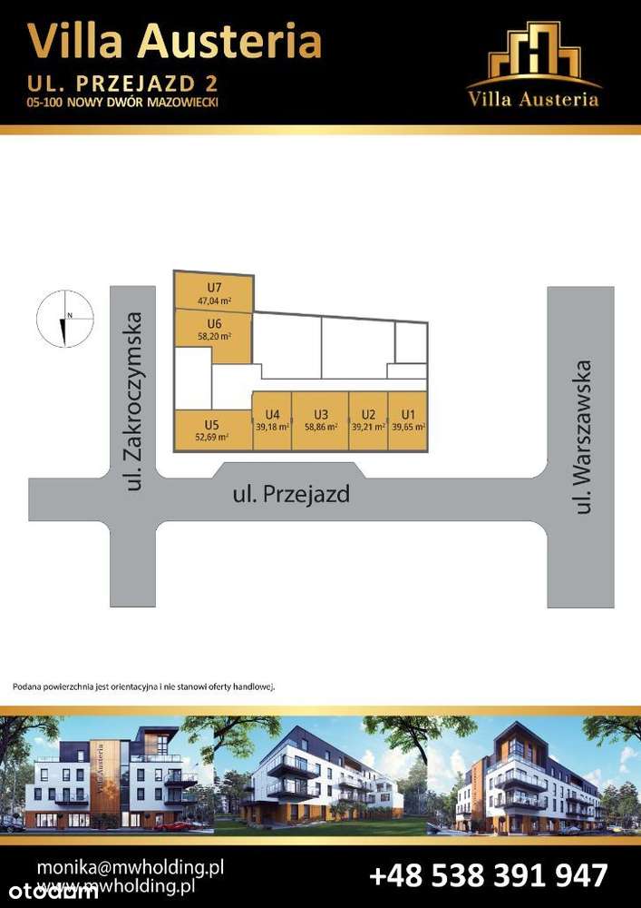 Lokal usługowy U07 SPRZEDAŻ LUB WYNAJEM ul. Przejazd 2 -47,04m2 - Pełny obrazek: 3/12