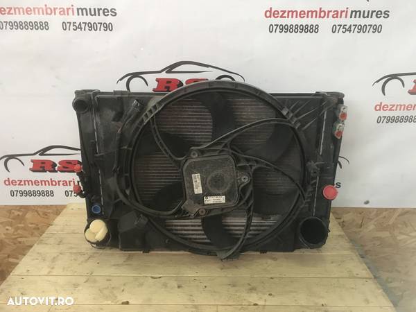 Set radiatoare și Electroventilator BMW 320d E90 E91 Facelift Automat 184cp - 2