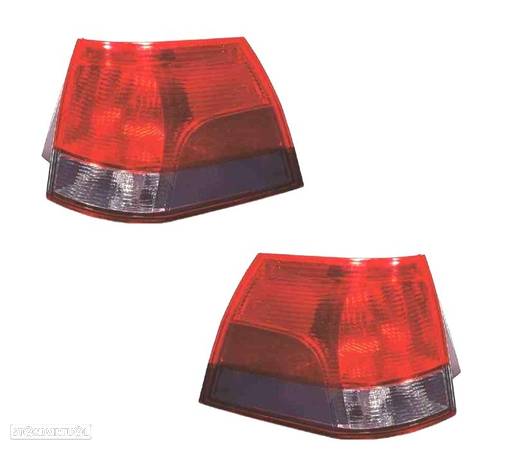 FAROLINS PARA OPEL VECTRA C WAGON 05-08 FUMADO VERMELHO - 1