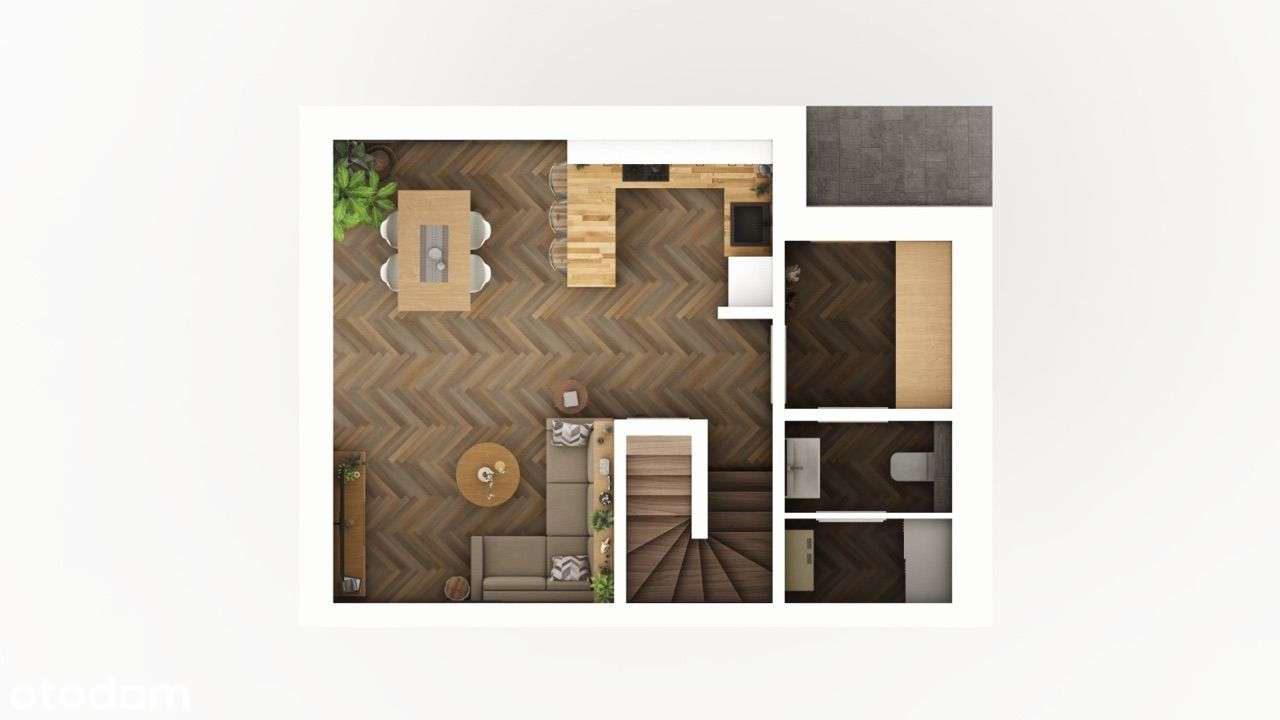 NOWOŚĆ NA RYNKU dom pod lasem! 78m2 - Pełny obrazek: 5/16