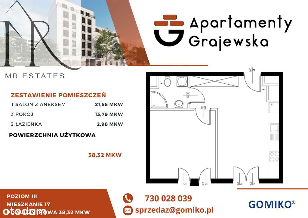 Inwestycja Grajewska 19 Apartament 17-1