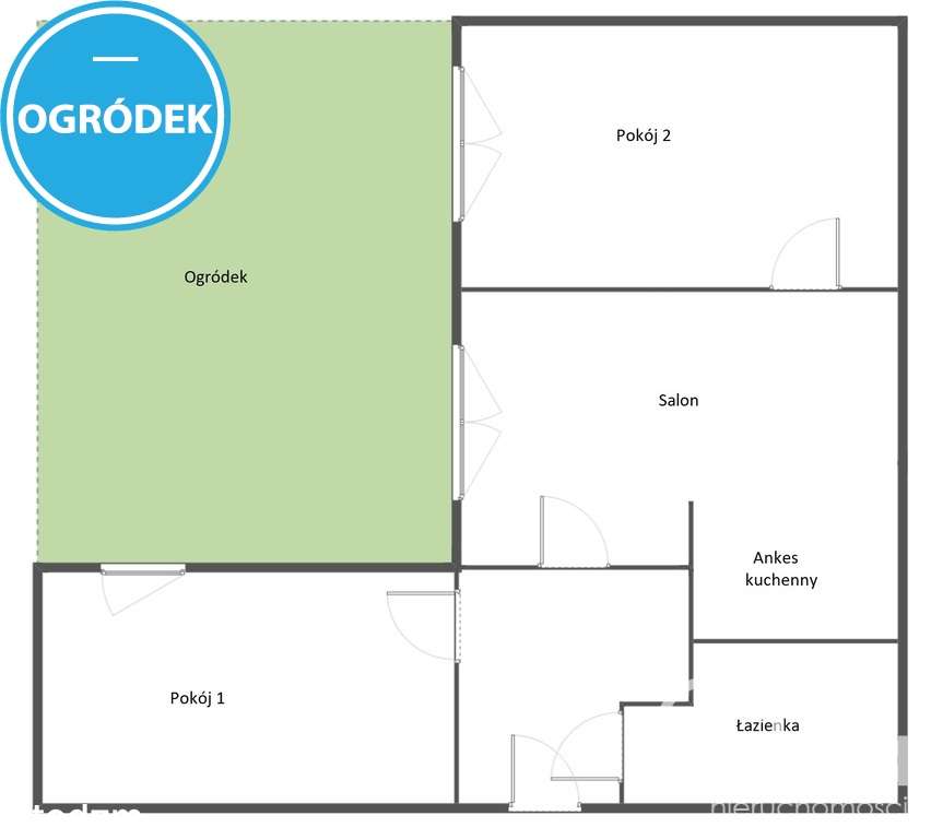 Idealne 3 pokoje z dużym ogródkiem na Warszewie-19