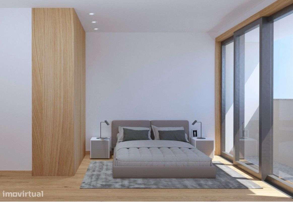 Apartamento T1 Novo - Varanda + Terraço - Areosa-14
