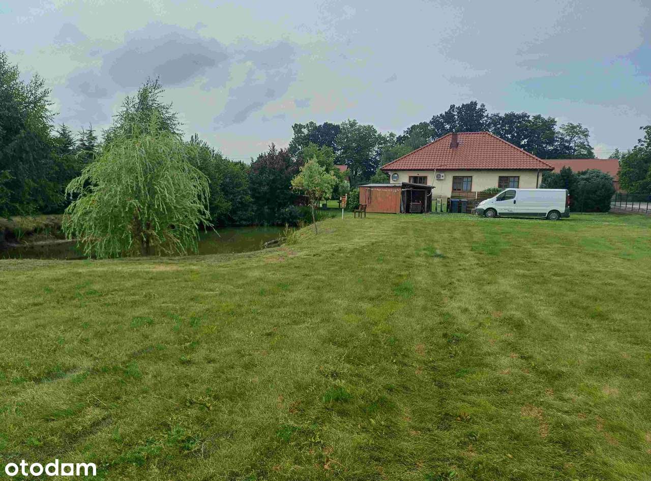 NOWY ZAMEK Piękny dom, duża działka z własnym stawem w Dolinie Baryczy-15