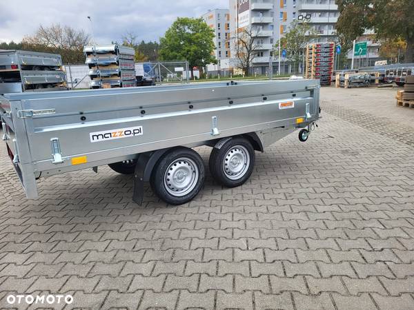 Neptun DOSTAWA! Przyczepa platforma 302x151 SPAWANA! NOWOŚĆ Nordica N7-302 2 kps, wszystkie burty demontowalne! DMC 750 kg na kat.B GN273 - 3