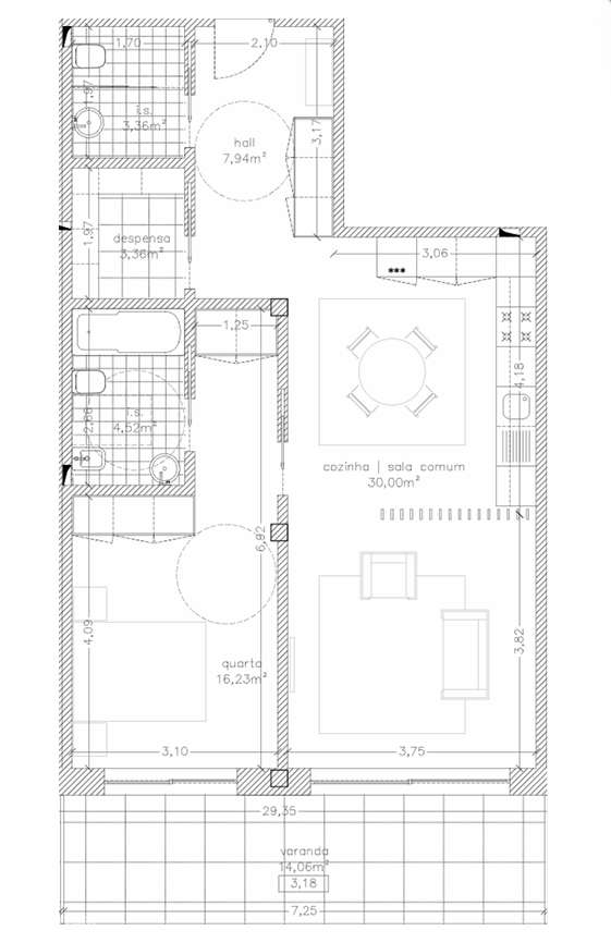 Apartamento T1 Venda em Repeses e São Salvador,Viseu - Grande imagem: 3/9