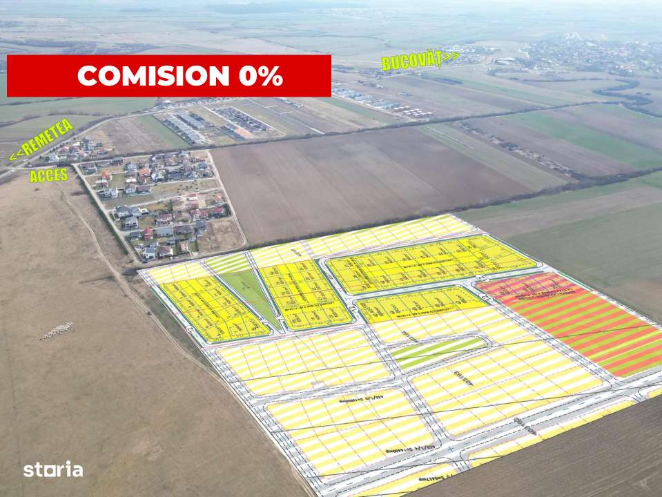 Oferta - Comision 0% Parcela teren de 540 mp cu utilitati - Imagine principală: 2/6