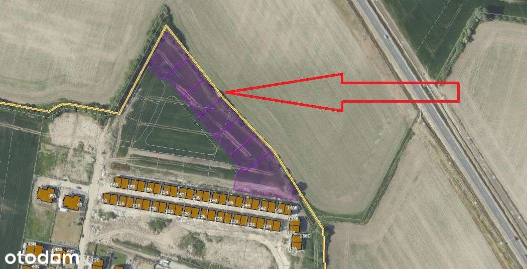 Działki budowlane Kiełczów ul. Polna pow. 68 arów - Pełny obrazek: 5/6