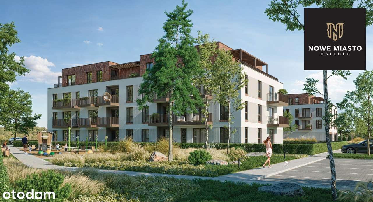 Mieszkanie 51,80 m² z ogródkiem 96 m² - Pełny obrazek: 3/11