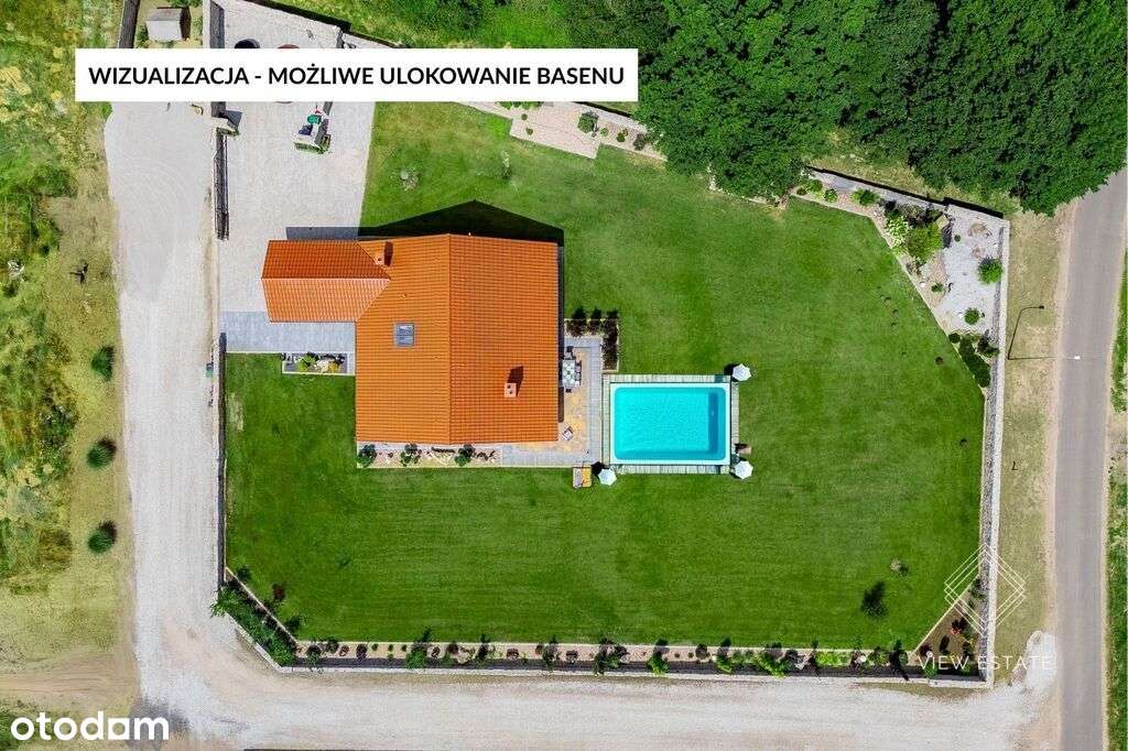 Las | działka 3000 m2 | basen | nowoczesny design-19