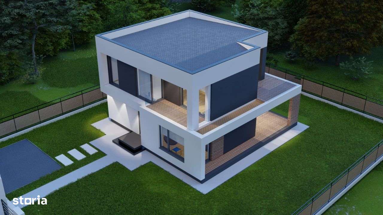 CANALIZARE! 500 mp teren! Incalz pard! Gazon! Vila 5 camere, Miroslava - Imagine principală: 3/7