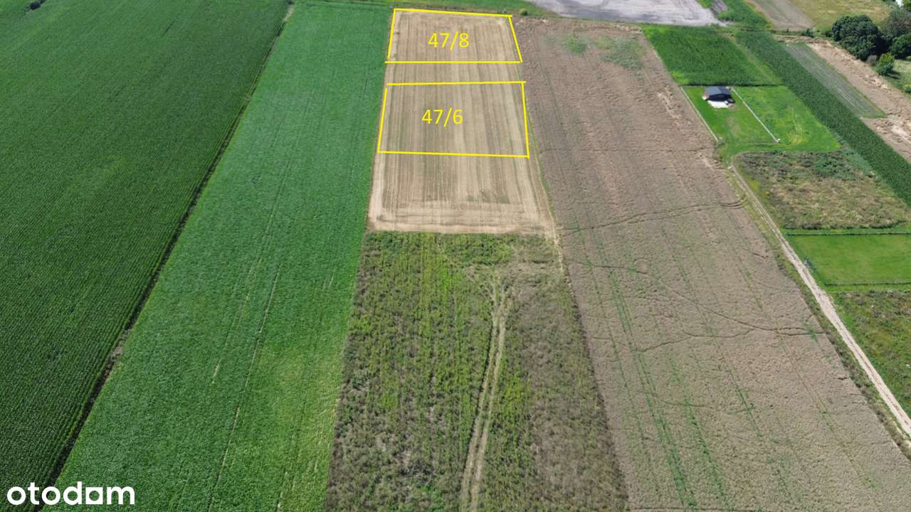 Działka pod bliźniaki i szeregi przy ulicy Polnej-1