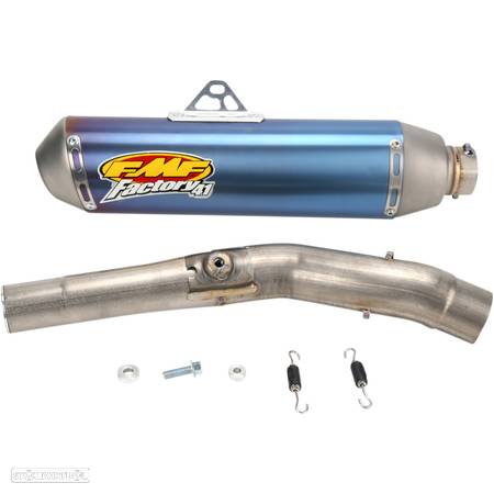 ponteira de escape fmf q4 slip-on muffler aluminum honda crf 250 - 1