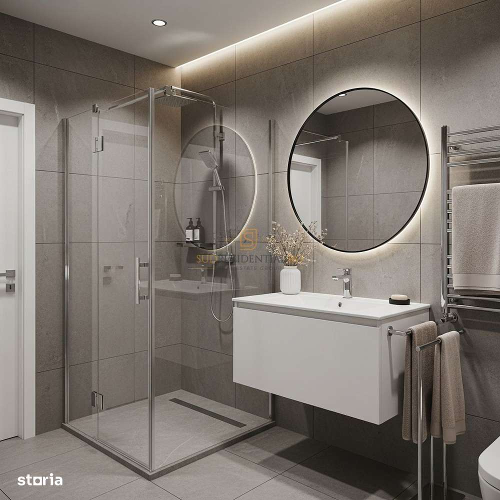 Locuinta decomandata, 2 camere, balcon 12 mp, ansamblu rezidential, S5 - Imagine principală: 4/20