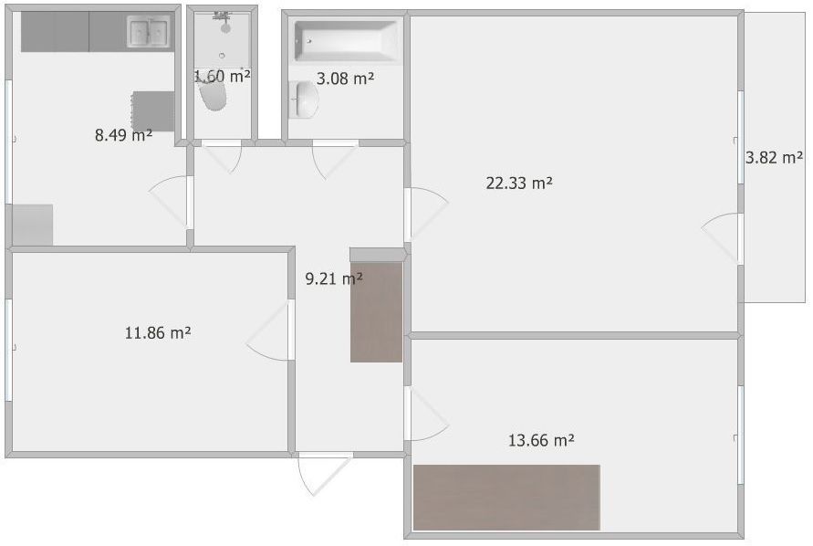 Trzy Pokoje | 67 M² | Garaż | Os. Południe