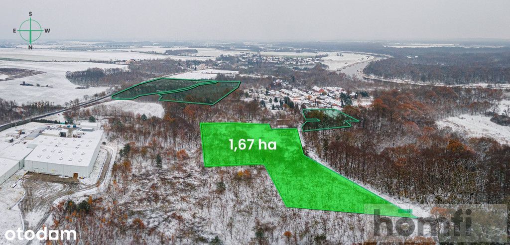 Działka Inwestycyjna W Pogalewie Wielkim - 1,67 ha