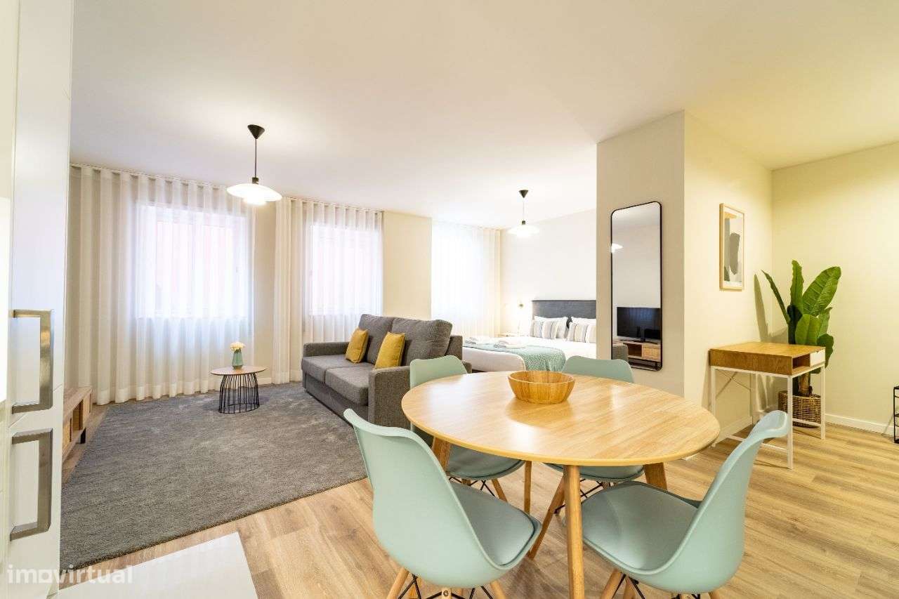 Estúdio com contas incluídas no centro da cidade - Arrendamento mensal - Grande imagem: 4/12