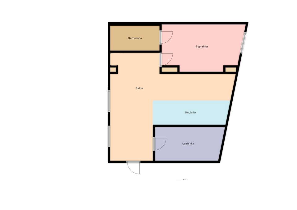 Mieszkanie do remontu + kominek-3