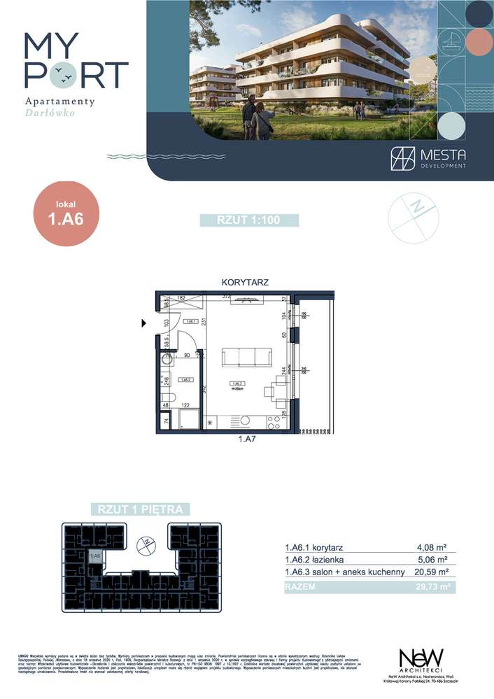 MyPort Apartamenty Darłówko - 1.A6