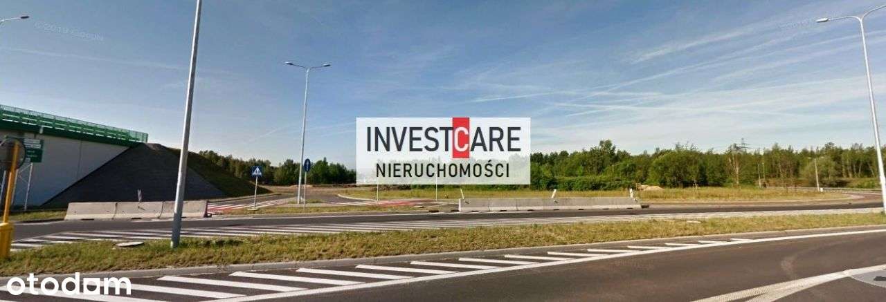 Działki inwestycyjne przy węźle drogowym.-1