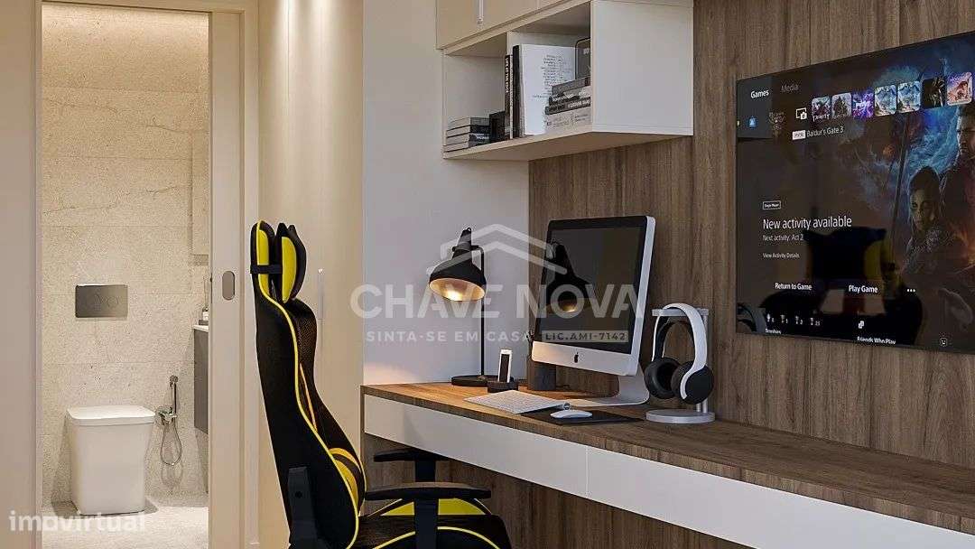 Apartamento T2 Novo Penúltimo Piso c/ 2 Lugares de Garagem em Arcozelo-11