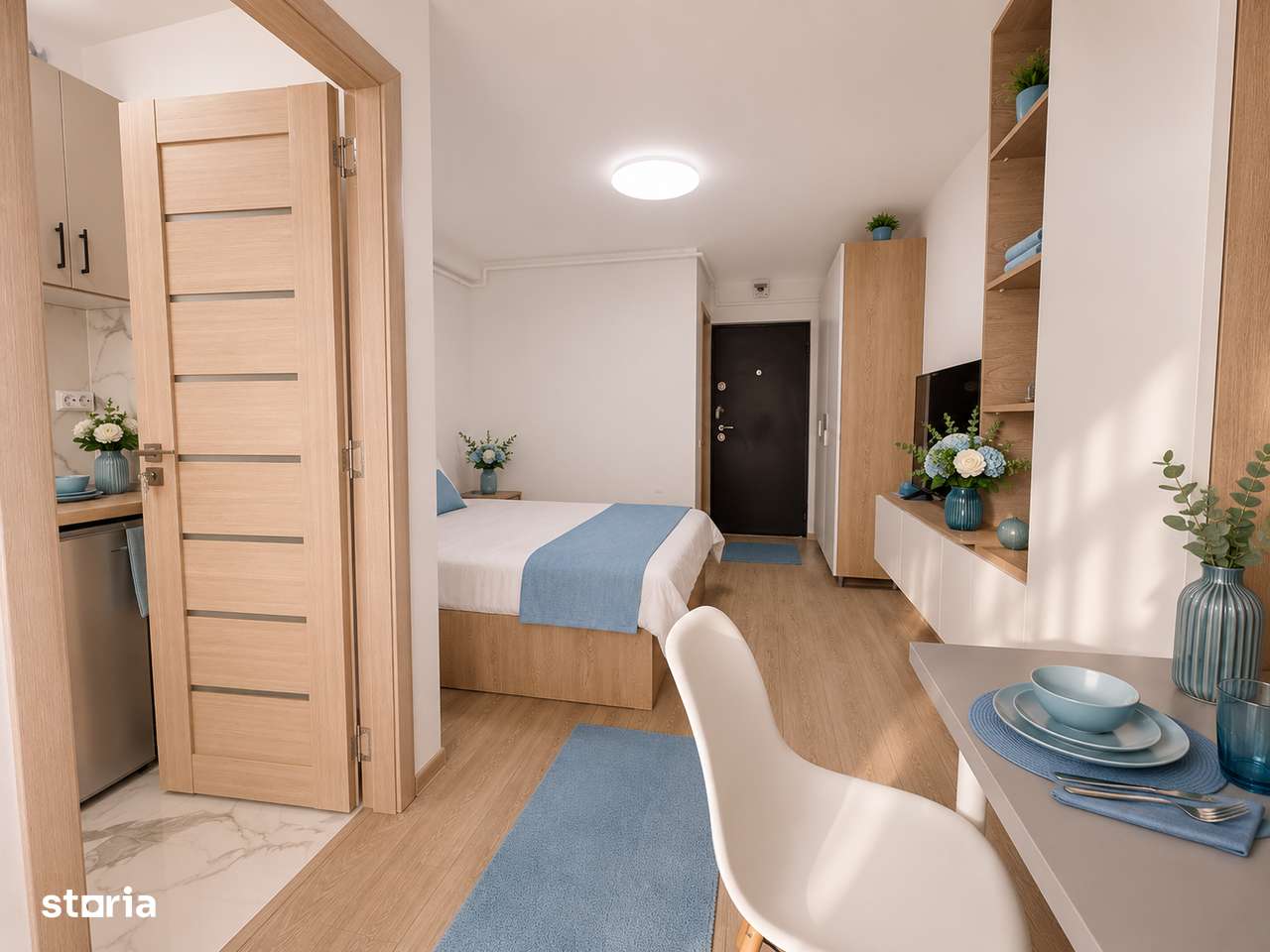 Preț garsonieră:56.500€Chirie lunară: 350€Chirie anuală:350×12=4.200 €-4