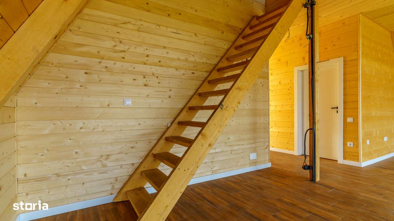 Cabana A-Frame, finisata, Smida-8