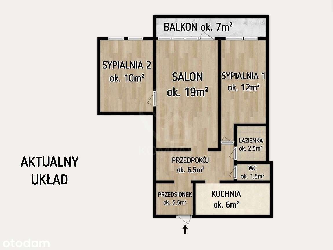 3 pokoje w świetnej lokalizacji / duży balkon-6