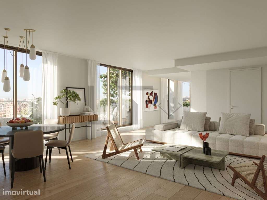 Apartamento T2 com Garagem para Venda na Av. Brasil, Campo Grande, ... - Grande imagem: 4/14