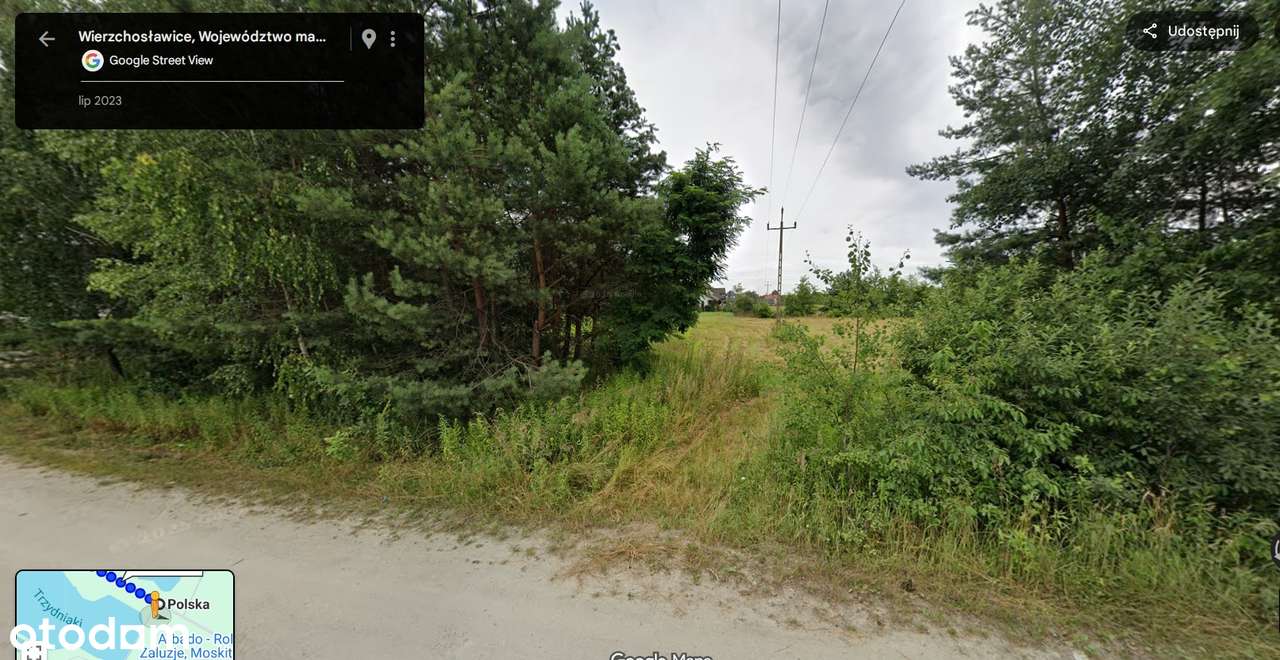 2 Działki rekreacyjne w Wierzchosławicach - Pełny obrazek: 5/5
