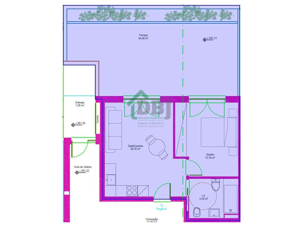 T1's Novos Empreendimento Premium - Quinta dos Caldeirões, Covilhã - Grande imagem: 4/8