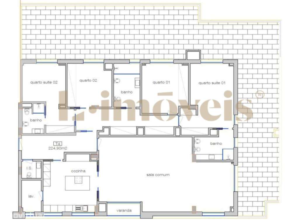 APARTAMENTO T4, NOVO COM TERRAÇO, NA BOAVISTA, PORTO.-11